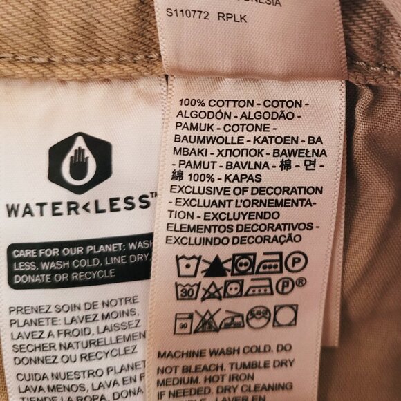 Levi's 501 High Rise Shorts in Beige Tan 56327-0399 BNWT - Size 27 - Picture 10 of 13